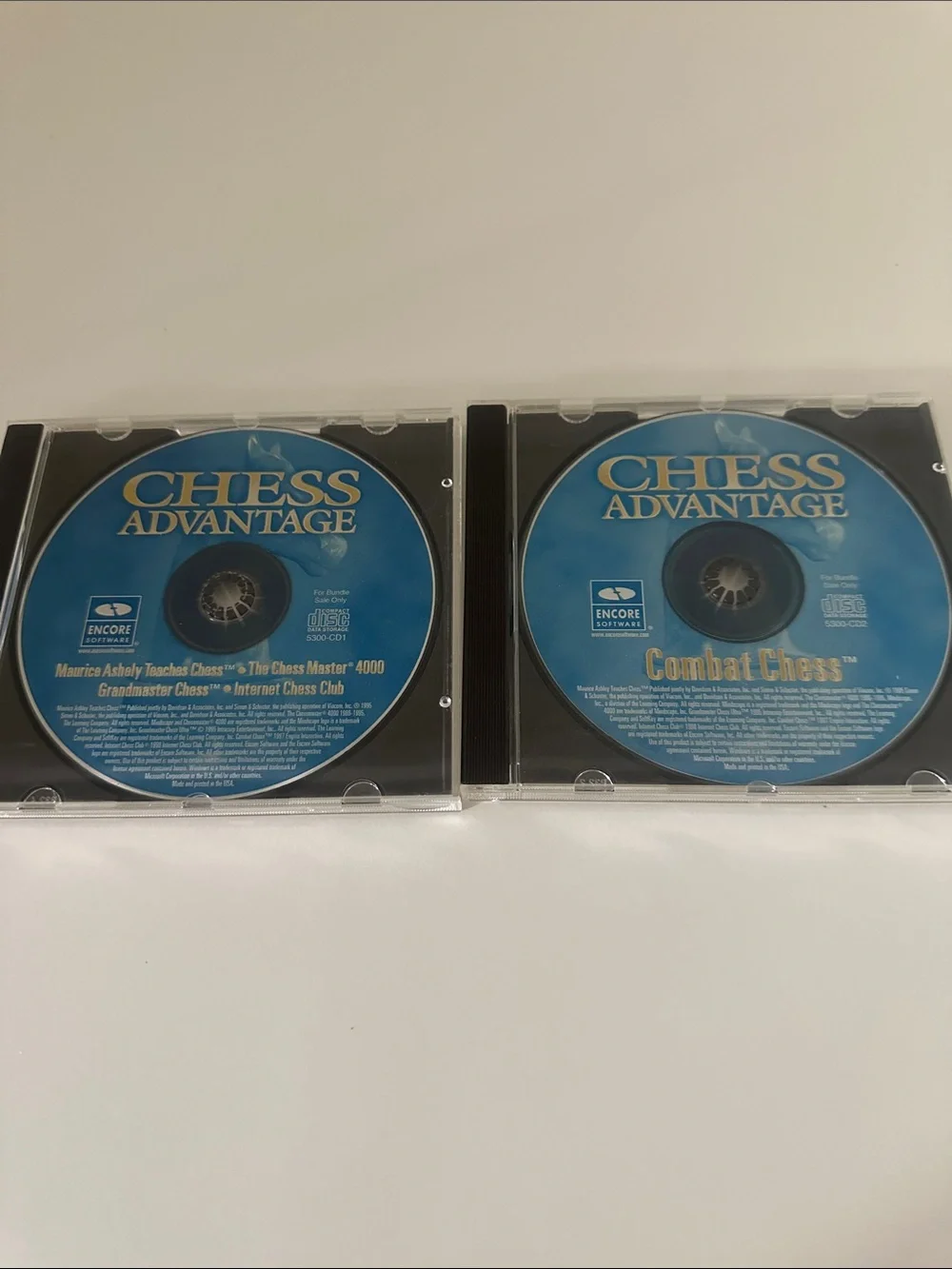 Chess Advantage 2-Disc Bundle PC CD-ROM 1999 Encore Software